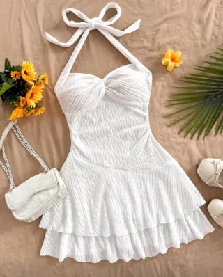 Vestido blanco fiesta verano