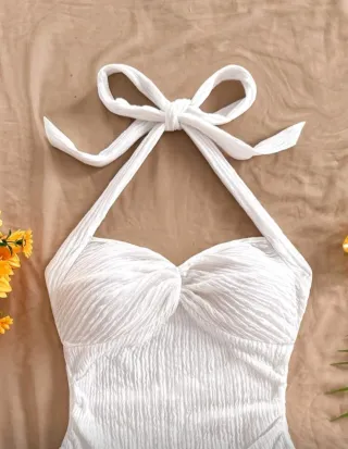 Vestido blanco fiesta verano