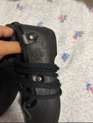 Alpargatas niña negras talla 29