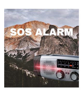 Radio Emergencia Portátil BOROCO Solar Manivela