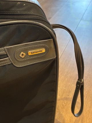 Maleta grande blanda Samsonite negra