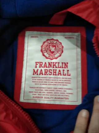 Chaqueta Franklin Marshall Roja y Azul