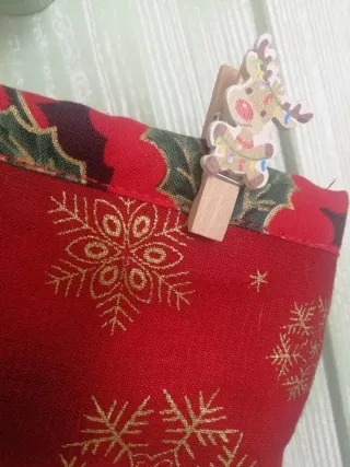 Bota Navideña Patchwork