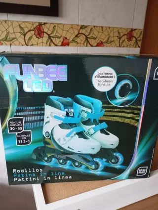 Patines Funbee LED ajustables Talla 30-33