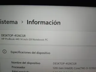 PORTÁTIL HP I5 12TH GEN