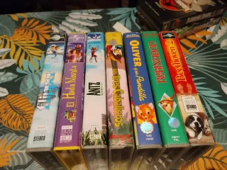 Lote 7 Películas VHS Animadas