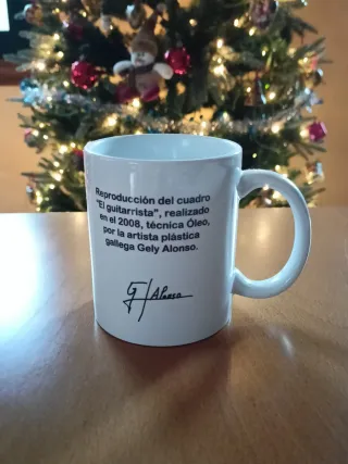 Taza cuadro El Guitarrista