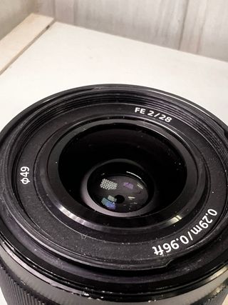 Sony FE 28mm F2 y Convertidor Ojo de Pez SEL057FEC