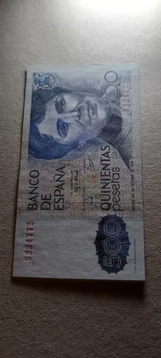 500 Pesetas 1979 sin serie