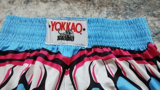 Pantalones Yokkao Kickboxing Muay Thai Azul