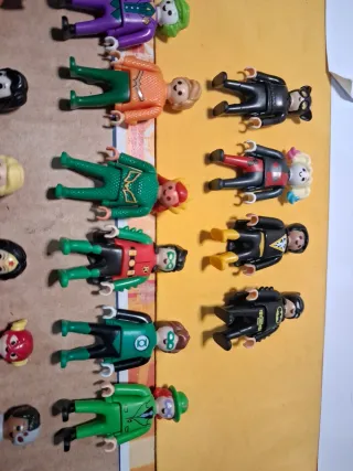 Lote 16 Figuras Playmobil Superhéroes