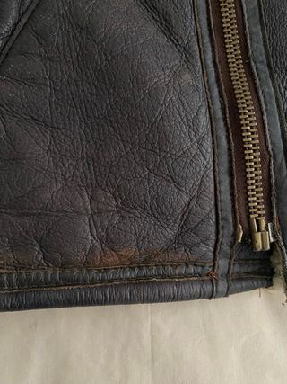 Cazadora Aviador Piel Marrón