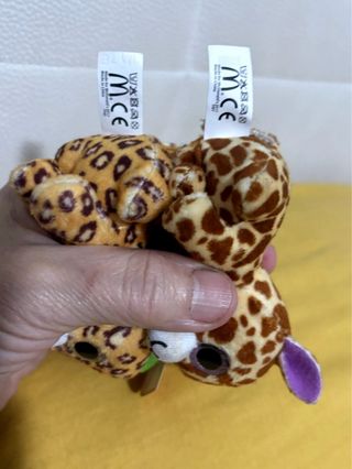 Ty Fleckles Leopardo e Giraffa McD