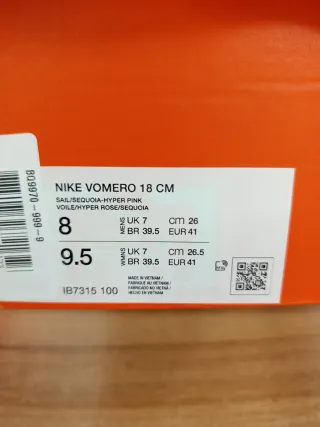 Nike Vomero 18 CM Talla 41