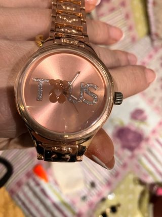Reloj Tous Dorado y Rosa