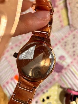 Reloj Tous Dorado y Rosa