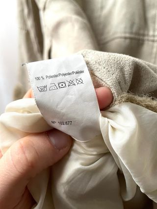 CAPPOTTO IN PELLICCIA VINTAGE! BEIGE MARRONE LUNGO SOPRATUTTO