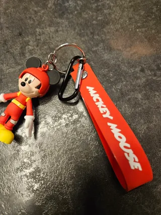 Portachiavi Mickey Mouse Rosso