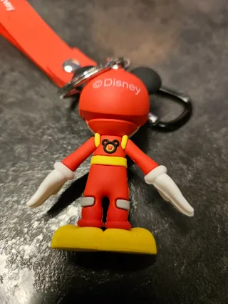 Portachiavi Mickey Mouse Rosso