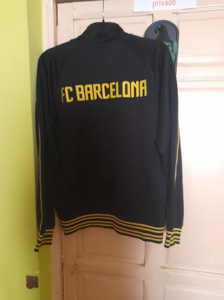Chaqueta Nike FC Barcelona Negra y amarilla