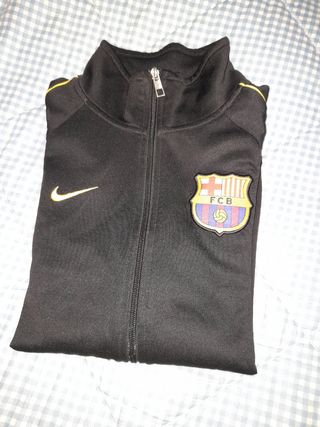 Chaqueta Nike FC Barcelona Negra y amarilla