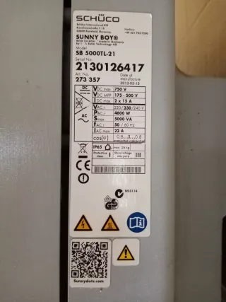 Impianto Fotovoltaico  4500 /5000 W.