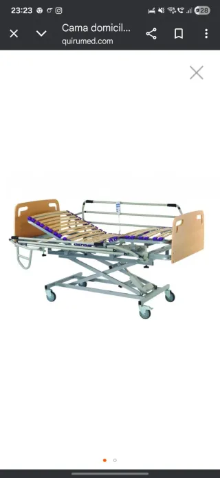 Cama Geriátrica Articulada 3 Motores, solo 4 meses