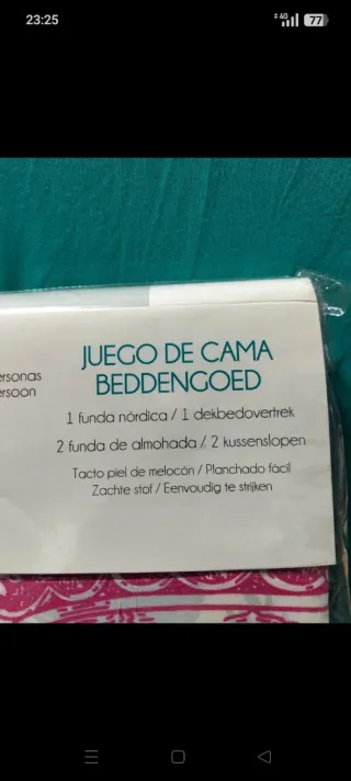 Funda nórdica y 2 fundas almohada perros