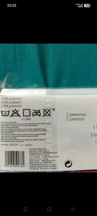 Funda nórdica y 2 fundas almohada perros