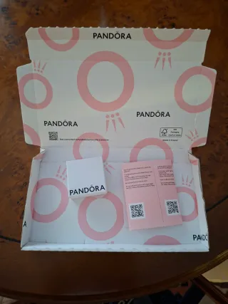 Charm Pandora SIN TOCAR con grabado Francés plata