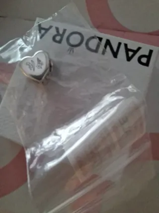 Charm Pandora SIN TOCAR con grabado Francés plata