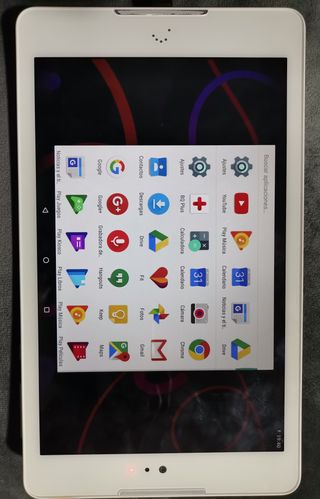 Tablet Blanca y Multicolor