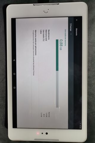 Tablet Blanca y Multicolor
