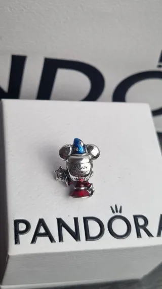 Charm Mickey Mago Pandora Plata Disney