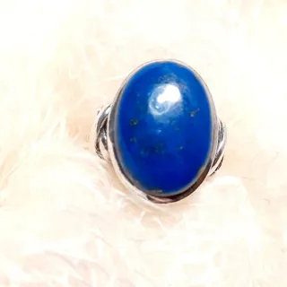 Anello Argento 925 con grande Lapislazzuli