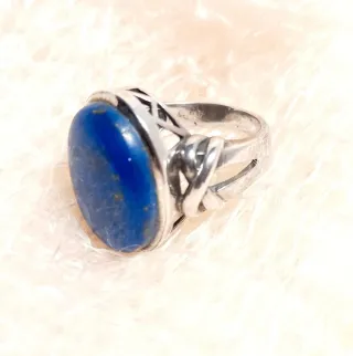 Anello Argento 925 con grande Lapislazzuli