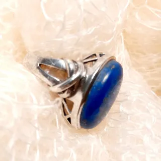 Anello Argento 925 con grande Lapislazzuli