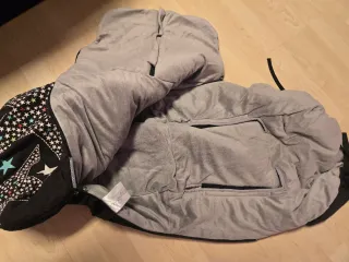 Saco de invierno diseño estrellas.