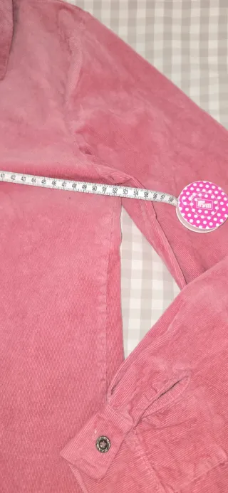 Camisa micropana rosa mujer