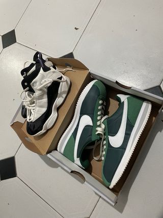 Nike Cortez Verdes Talla 36 y Blancas Talla 29