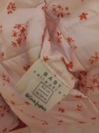 Lote 2 abrigos reversibles niña