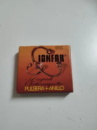 100 Pulseras Magnéticas IONFAR Chapadas en Oro