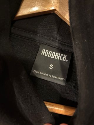 Sudadera Hoodrich Negra Talla S grande