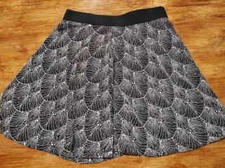 Conjunto 3 piezas H&M brillo negro y plateado