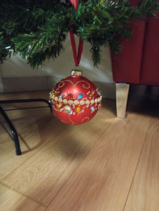 Set 7 Palle Natale Vetro Collezione