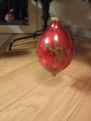 Set 7 Palle Natale Vetro Collezione