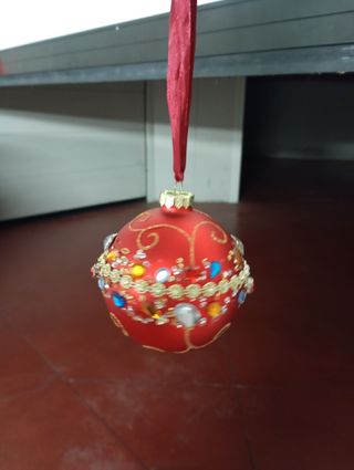 Set 7 Palle Natale Vetro Collezione