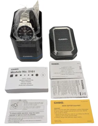 CASIO LINEAGE RADIOCONTROL SOLAR ZAFIRO ESTRENAR