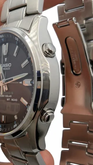 CASIO LINEAGE RADIOCONTROL SOLAR ZAFIRO ESTRENAR