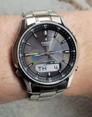 CASIO LINEAGE RADIOCONTROL SOLAR ZAFIRO ESTRENAR